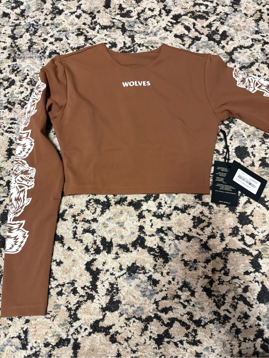 Darc Sport Tops - SHE Darc Sport Brown Cropped Workout Top. Size Small. BNWT